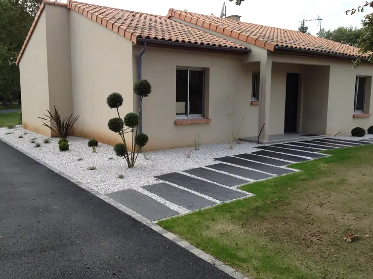 pas japonais en ardoise