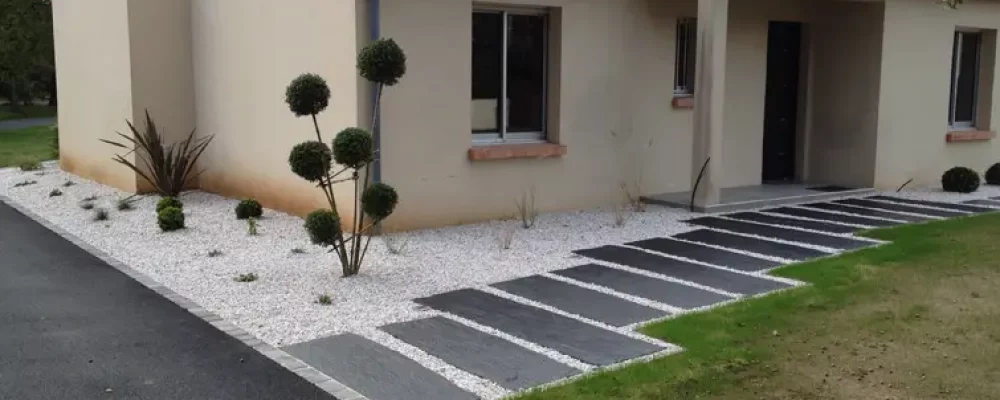 pas japonais en ardoise